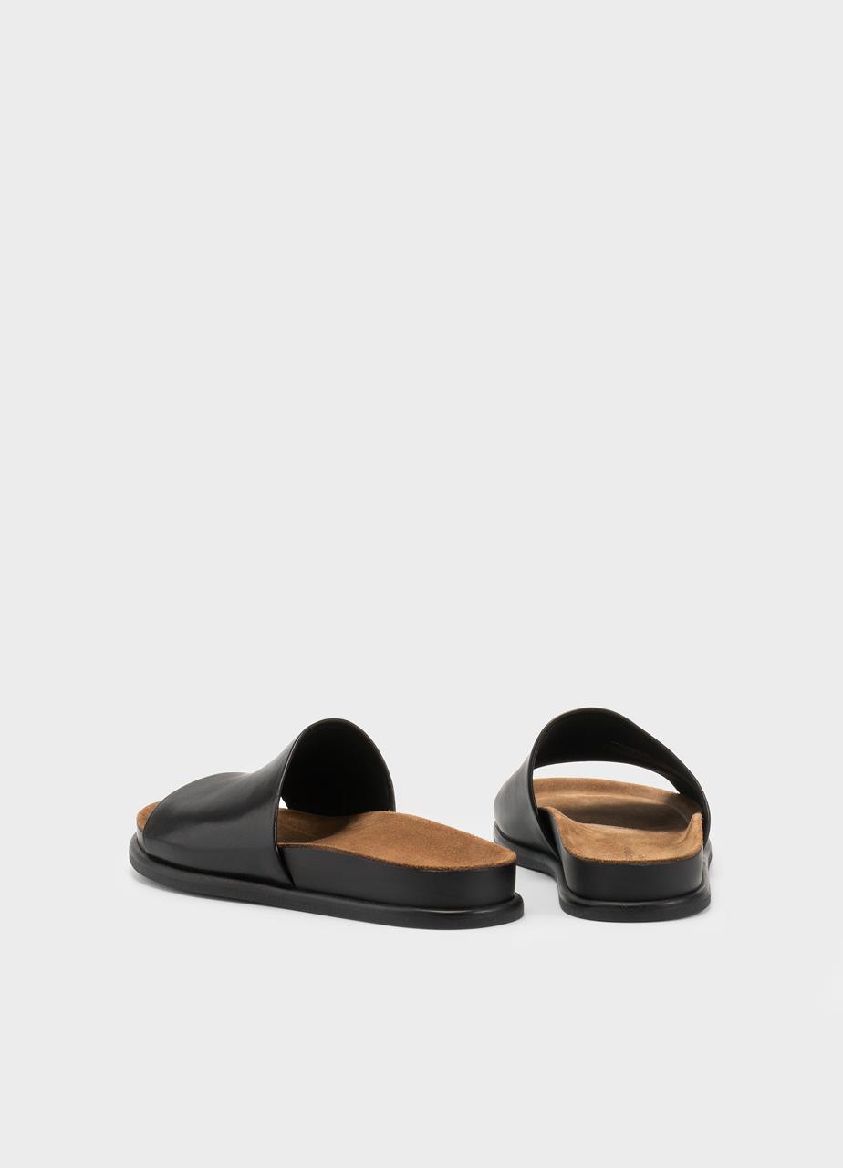 Effie sandals Black leather