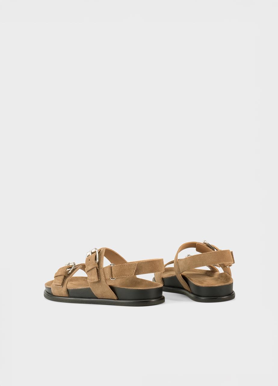 Effie sandals Beige, Suede