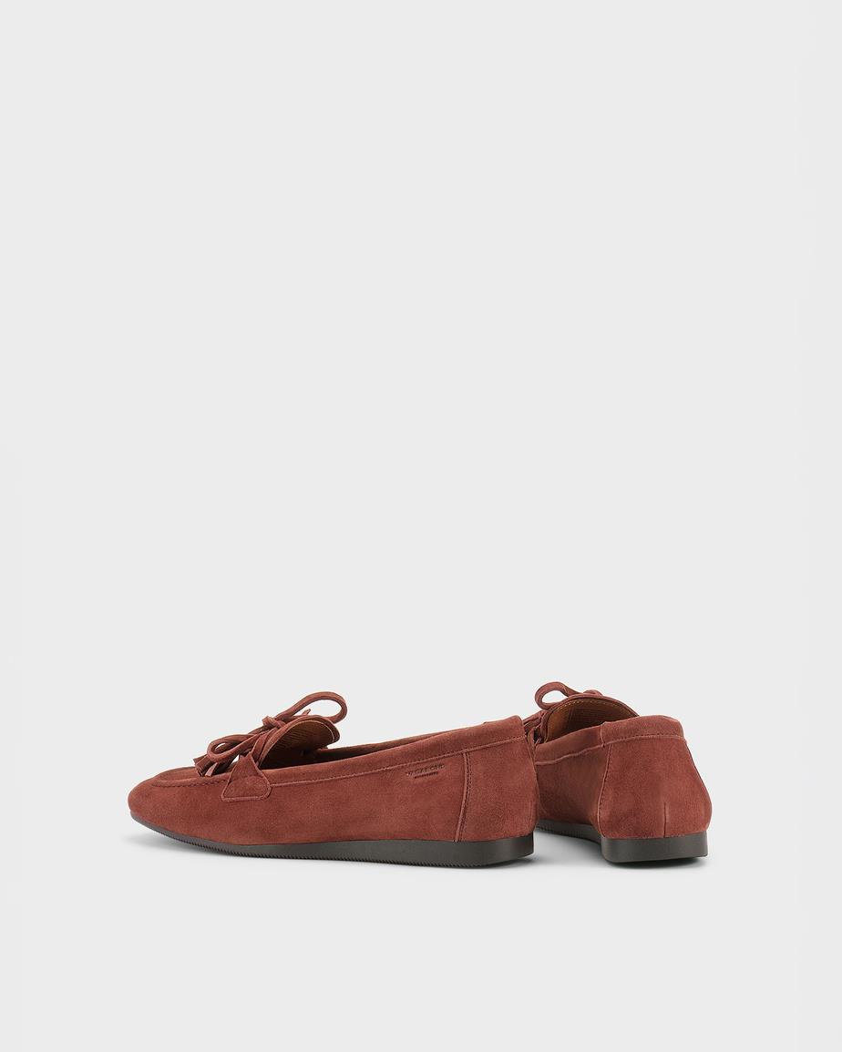 Hillary shoes Dark Red, Suede