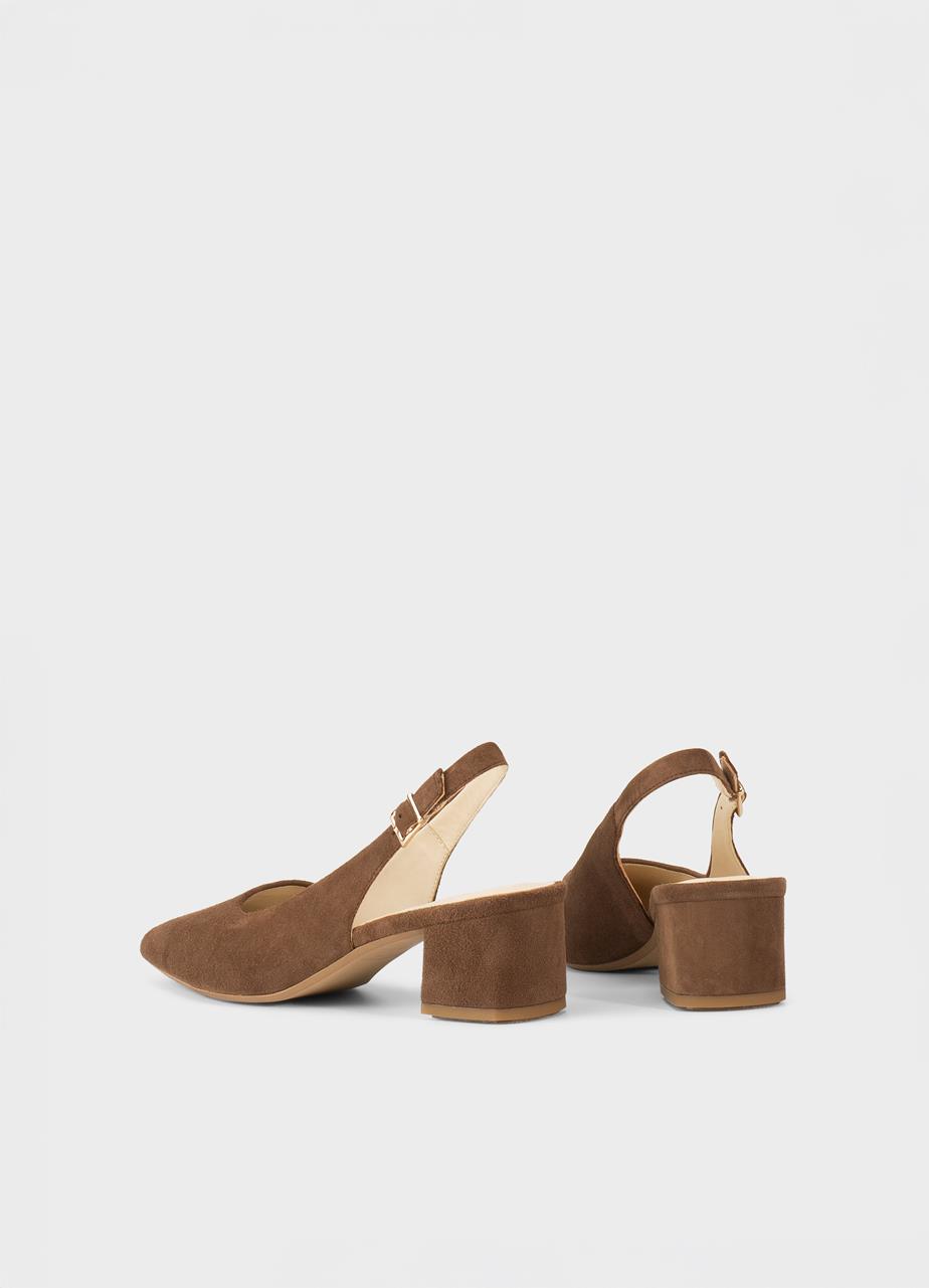 Marta pumps Brun, Mocka