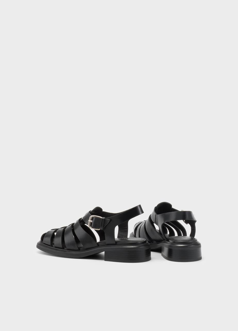 Ellis sandals Black leather