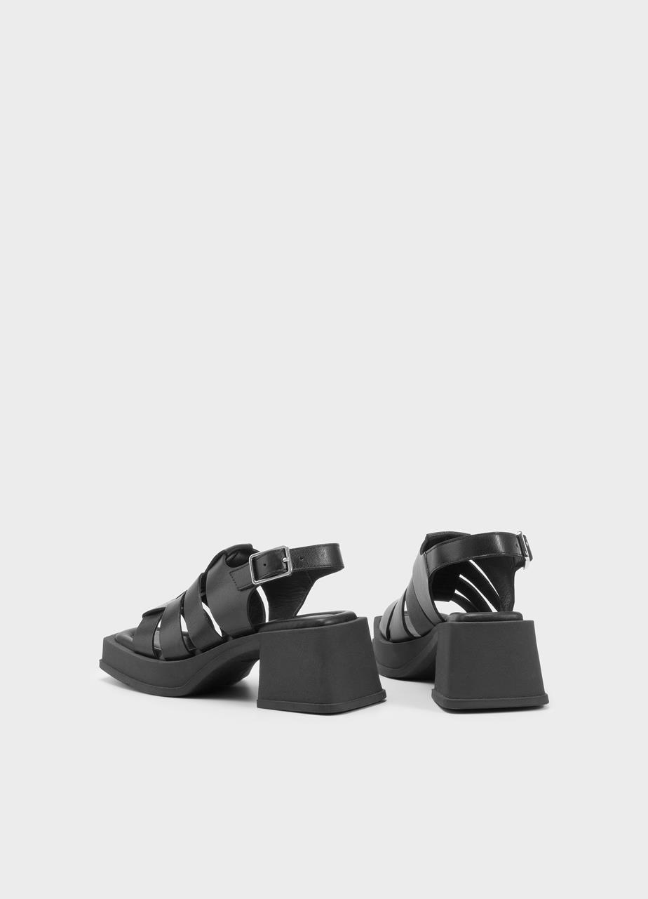 Hennıe sandals Black leather