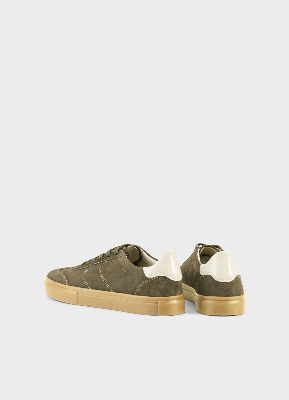Cody sneakers Dark Green suede/comb