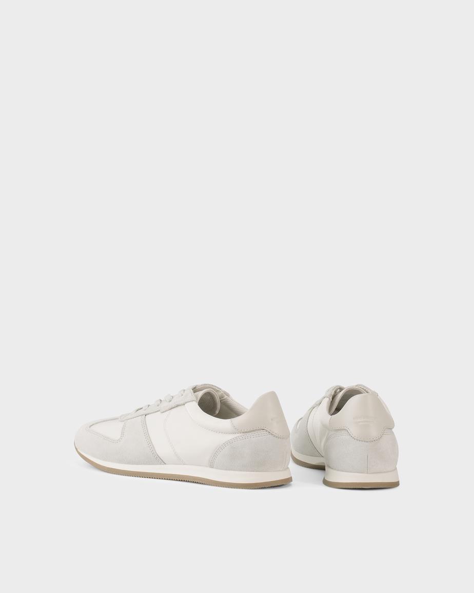 Yasmin baskets Blanc Cassé, Cuir/Textile