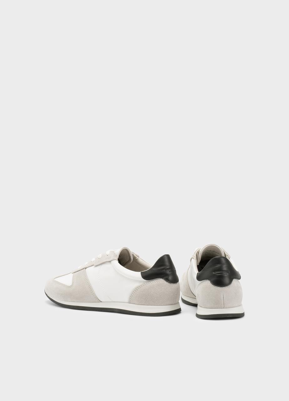 Yasmin sneakers Bianco pelle/tessuto