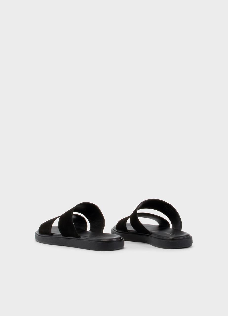 Mason sandals Black nubuck