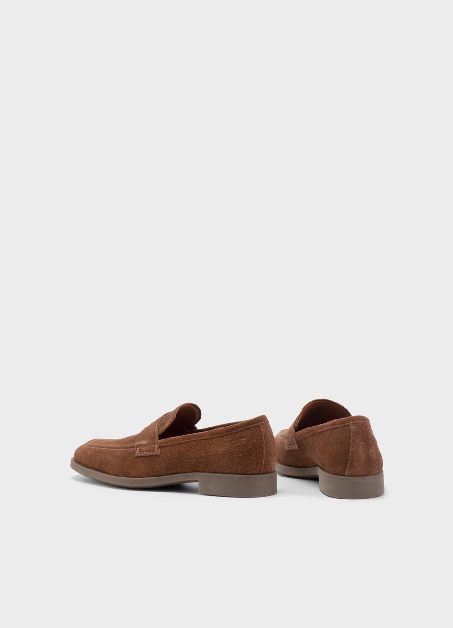 Troy loafer Bruin suède