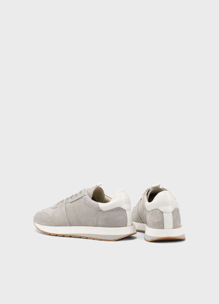 Paul runner sneakers Lıght Grey suede