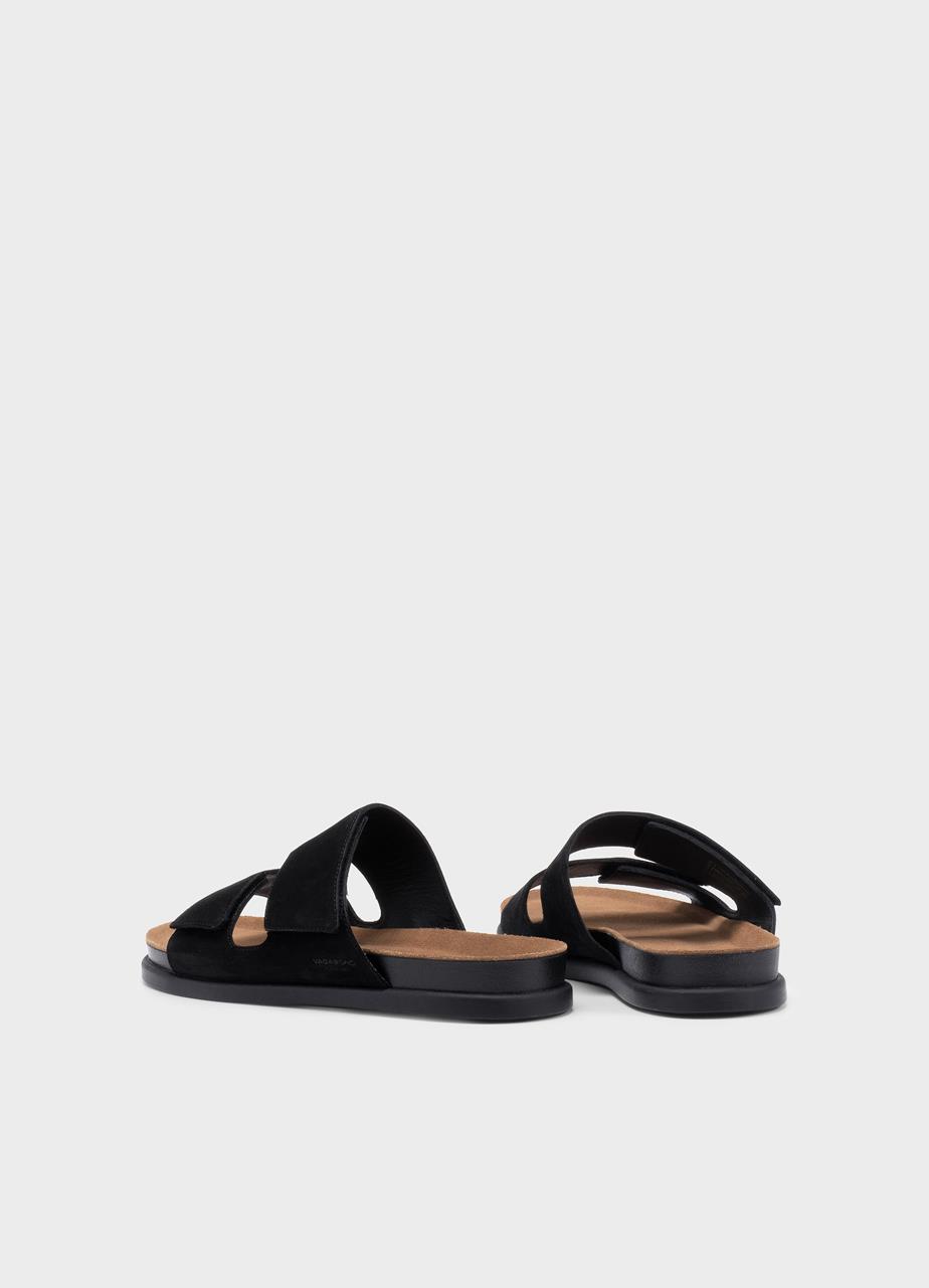 Kevin sandals Black nubuck