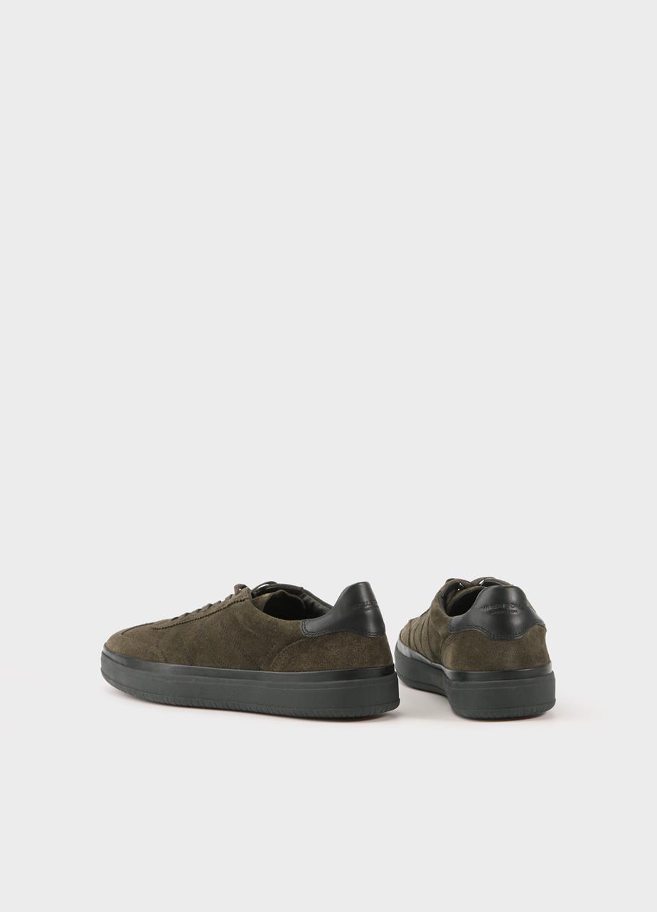 Leo baskets Vert Foncé daim