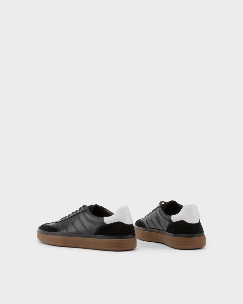 Leo sneaker Schwarzes, Wildleder/Leder