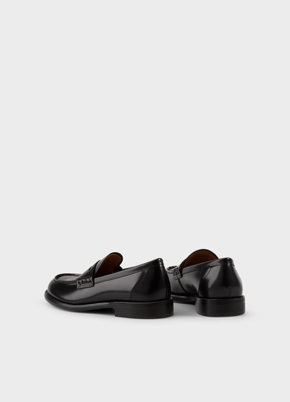 Linn loafer Schwarz poliertes leder