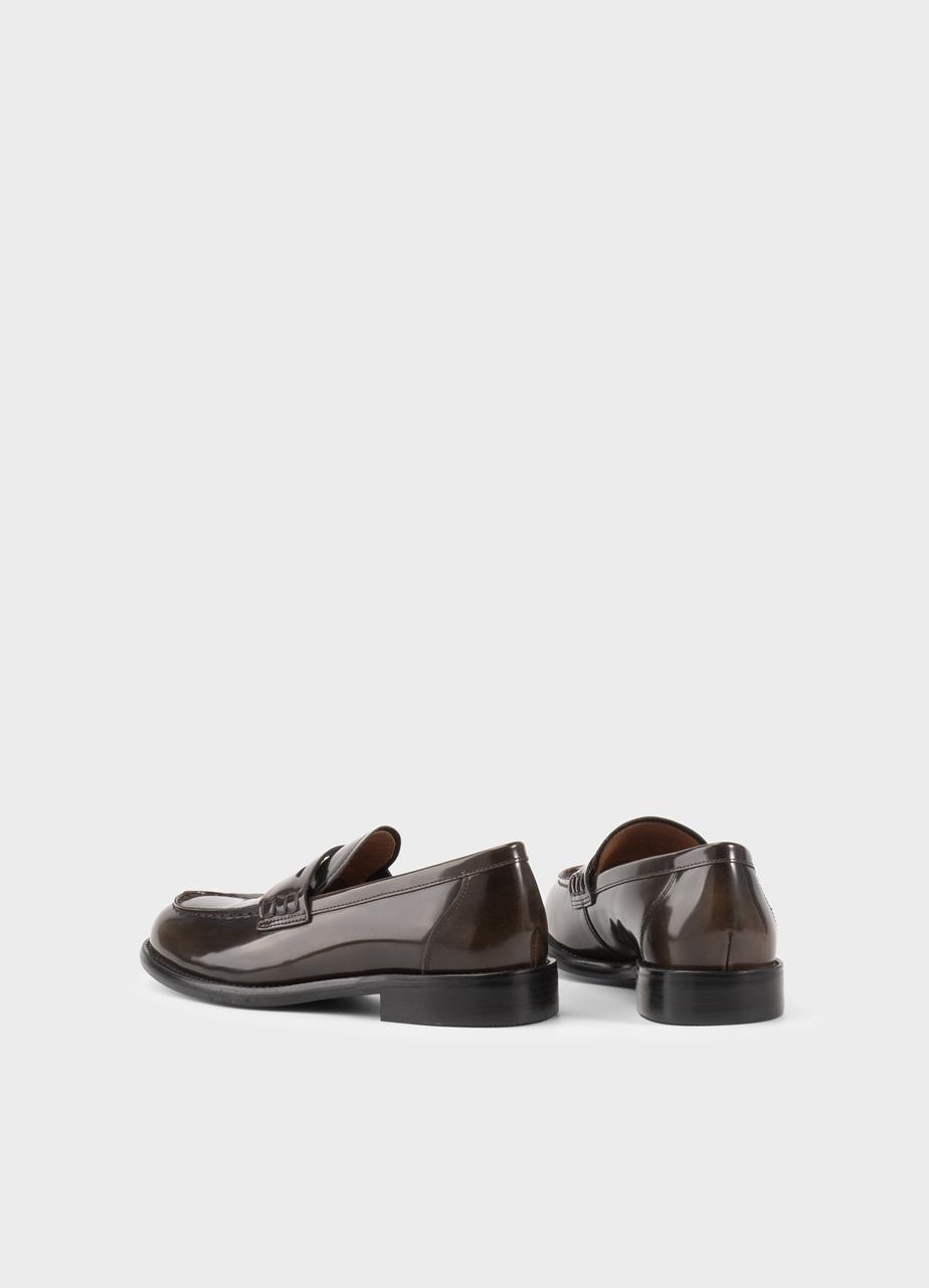 Linn loafers Brown polished leather