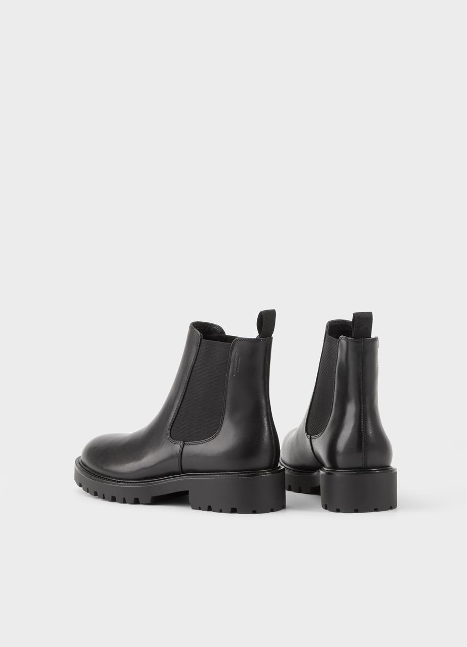 Kenova bottes Noir cuir