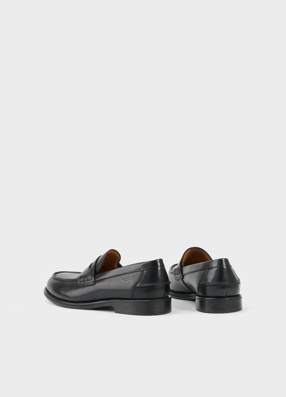 Steven mocassins Noir cuir