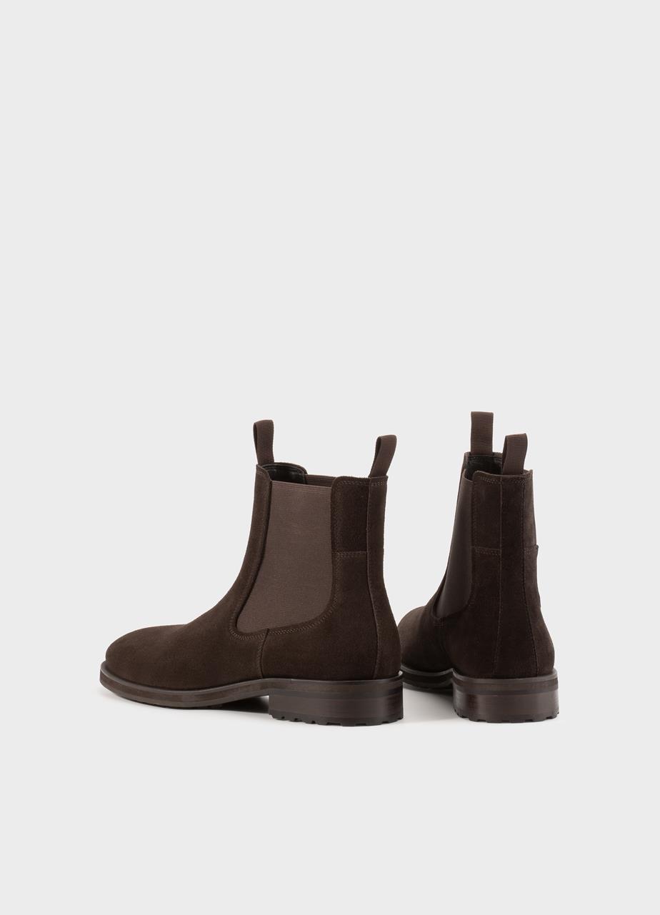 Brian bottes Marron Foncé daim