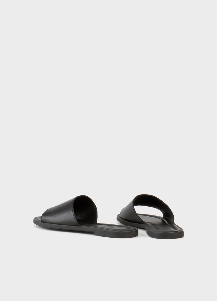 Zaida sandalen Schwarz, Leder