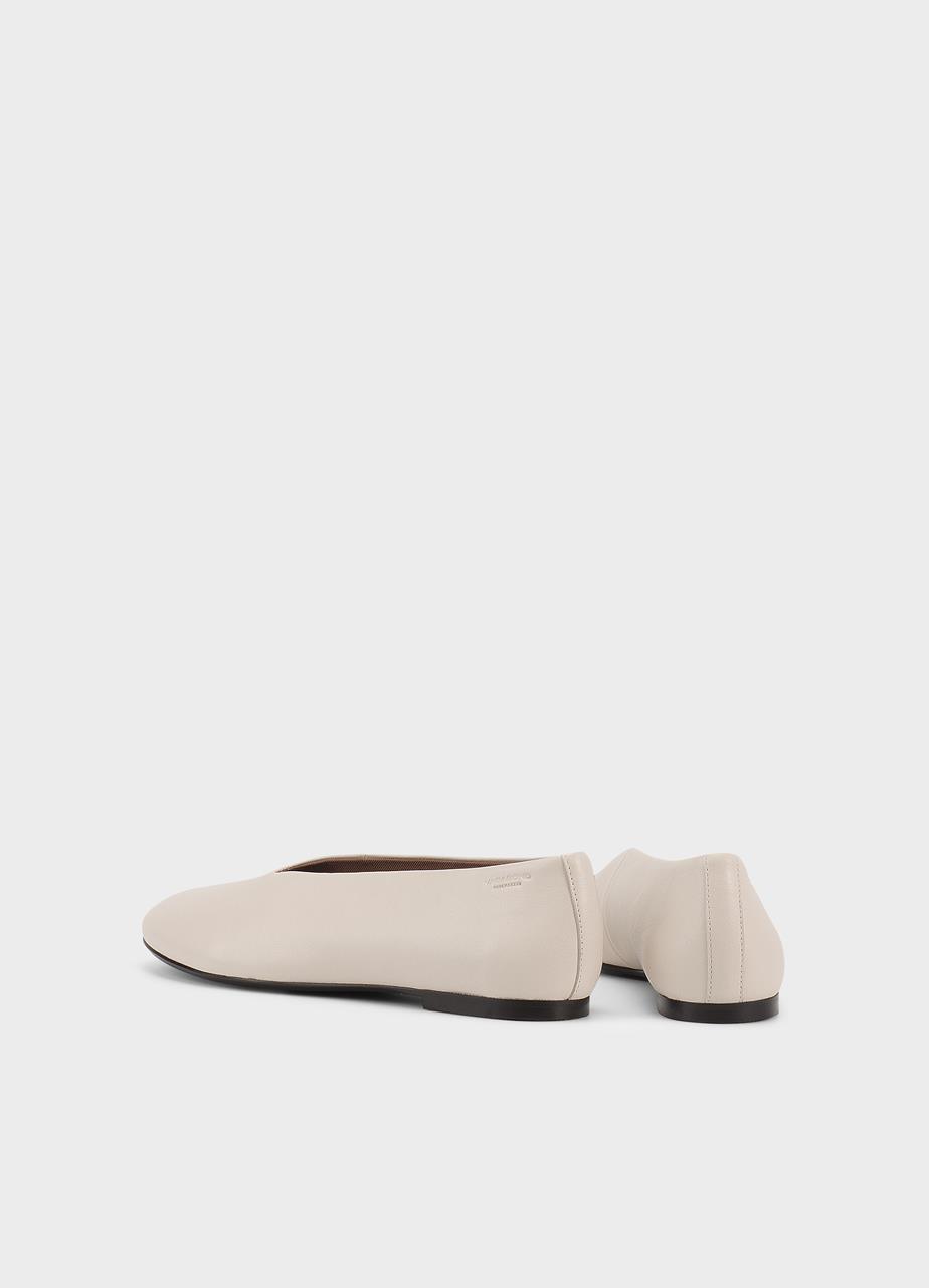 Aleya ballet flats Beige, Leather