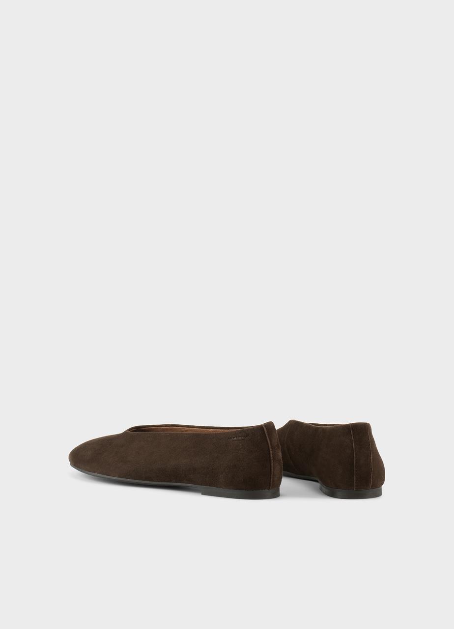 Aleya ballet flats Brown, Suede