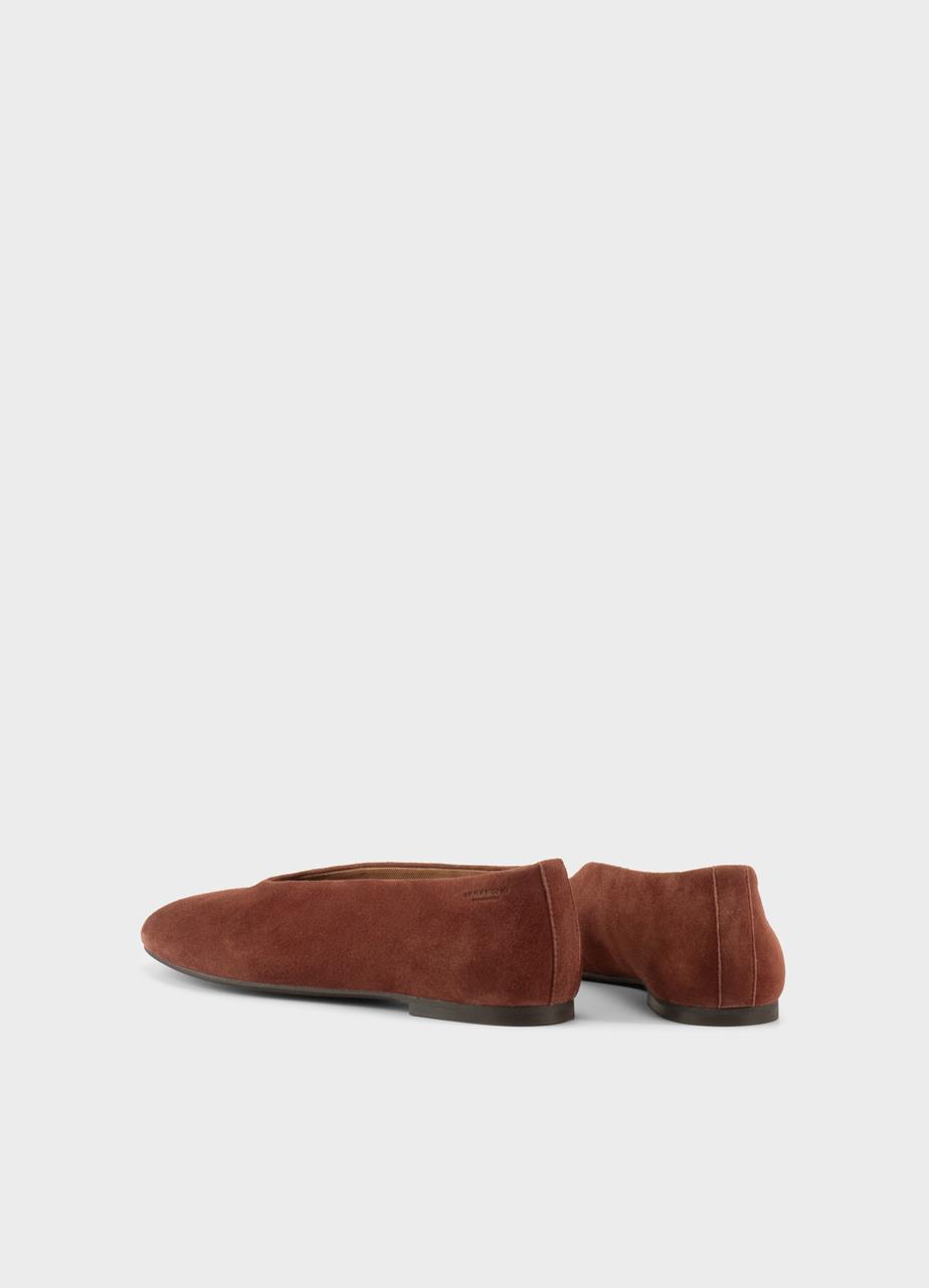 Aleya ballerines Marron daim