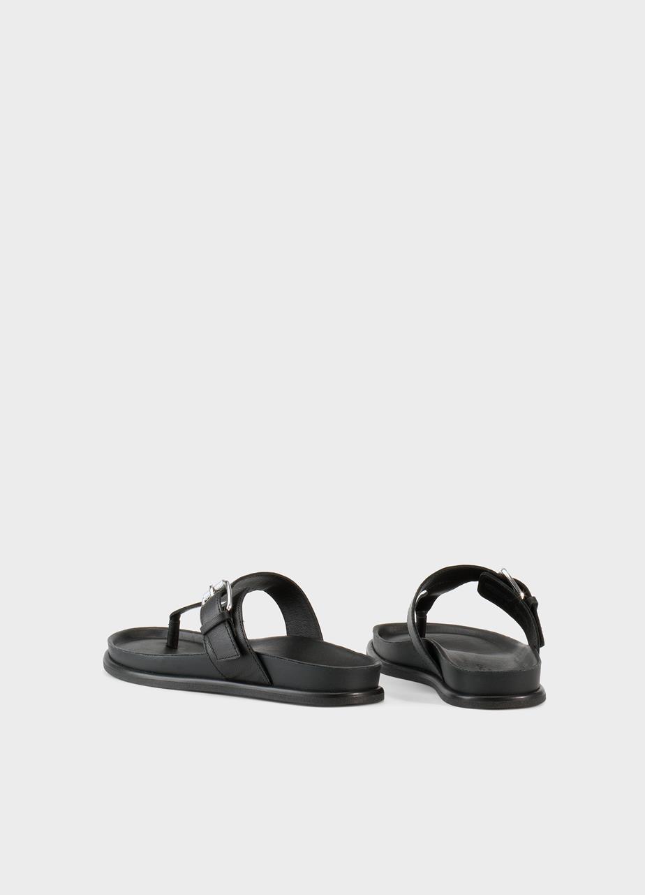 Effie sandaler Svart, Skinn