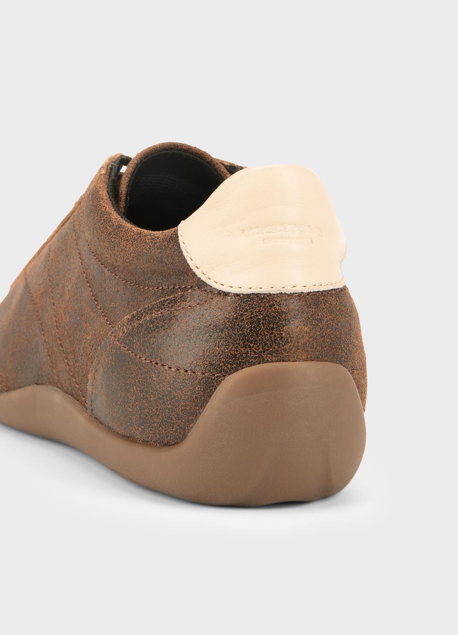 Hollie sneakers  Brun, Teksturert Skinn