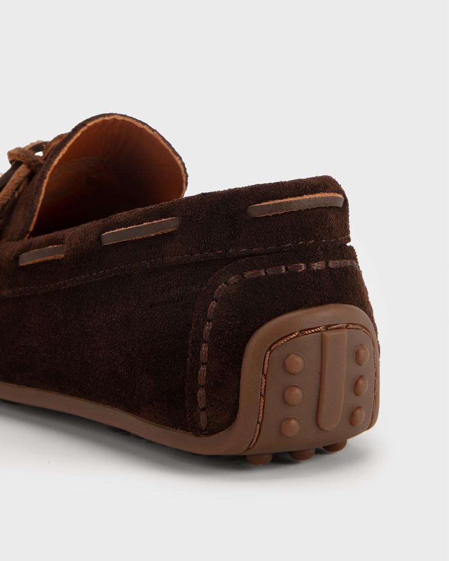 Larissa loafers Mörkbrun, Mocka