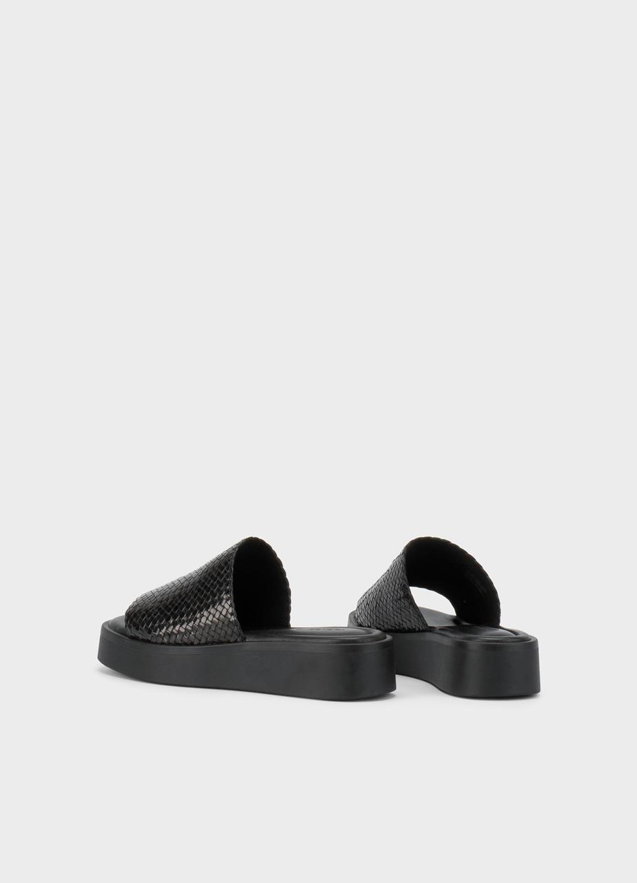 Danya sandals Black, Braided Leather