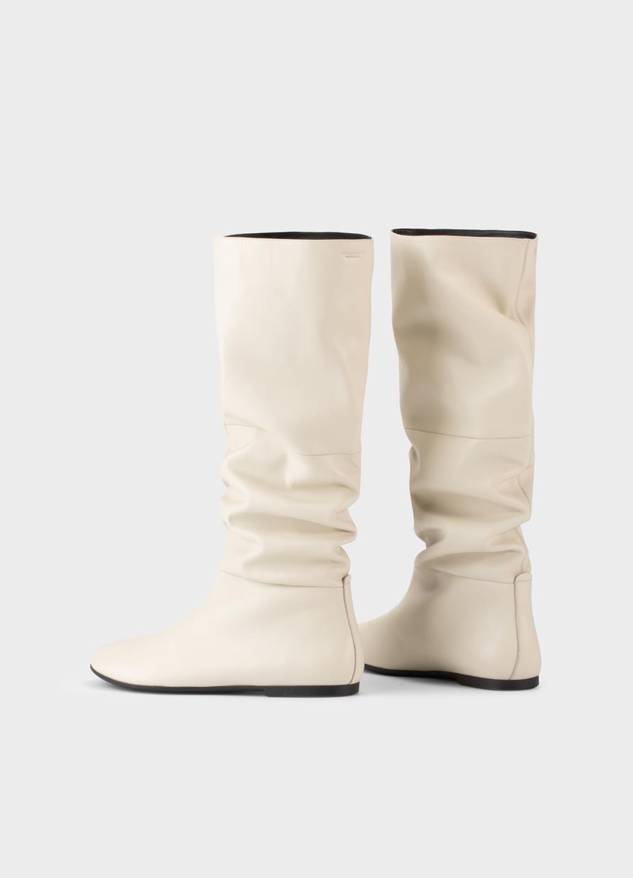 Aleya tall boots BEIGE LEATHER