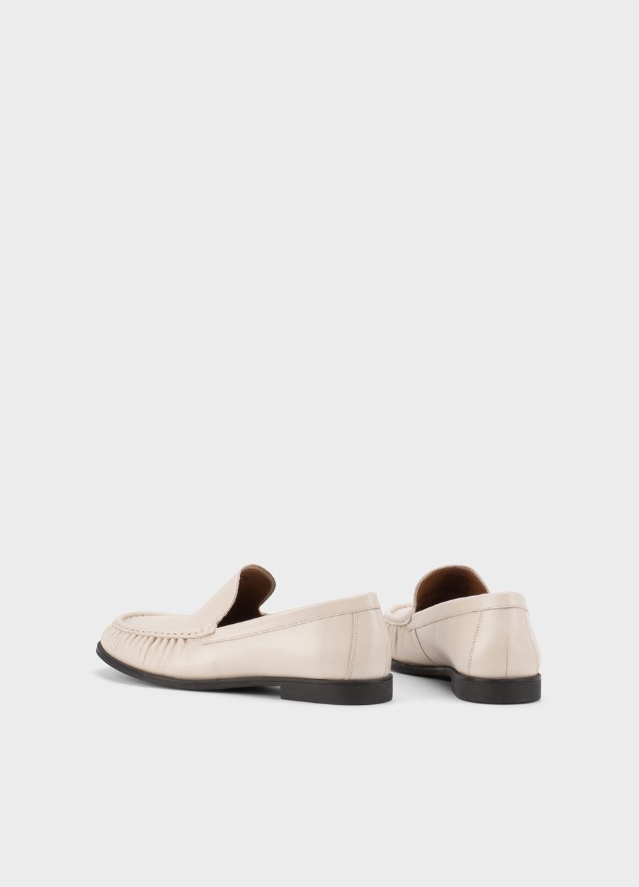 Brandi loafers Beige, Skinn