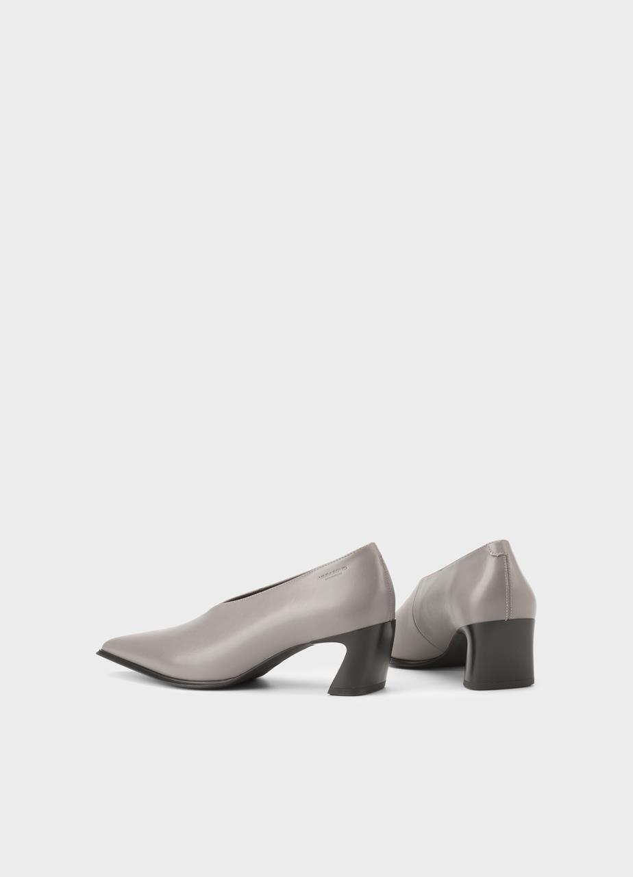 Ilona pumps Light Grey, Leather