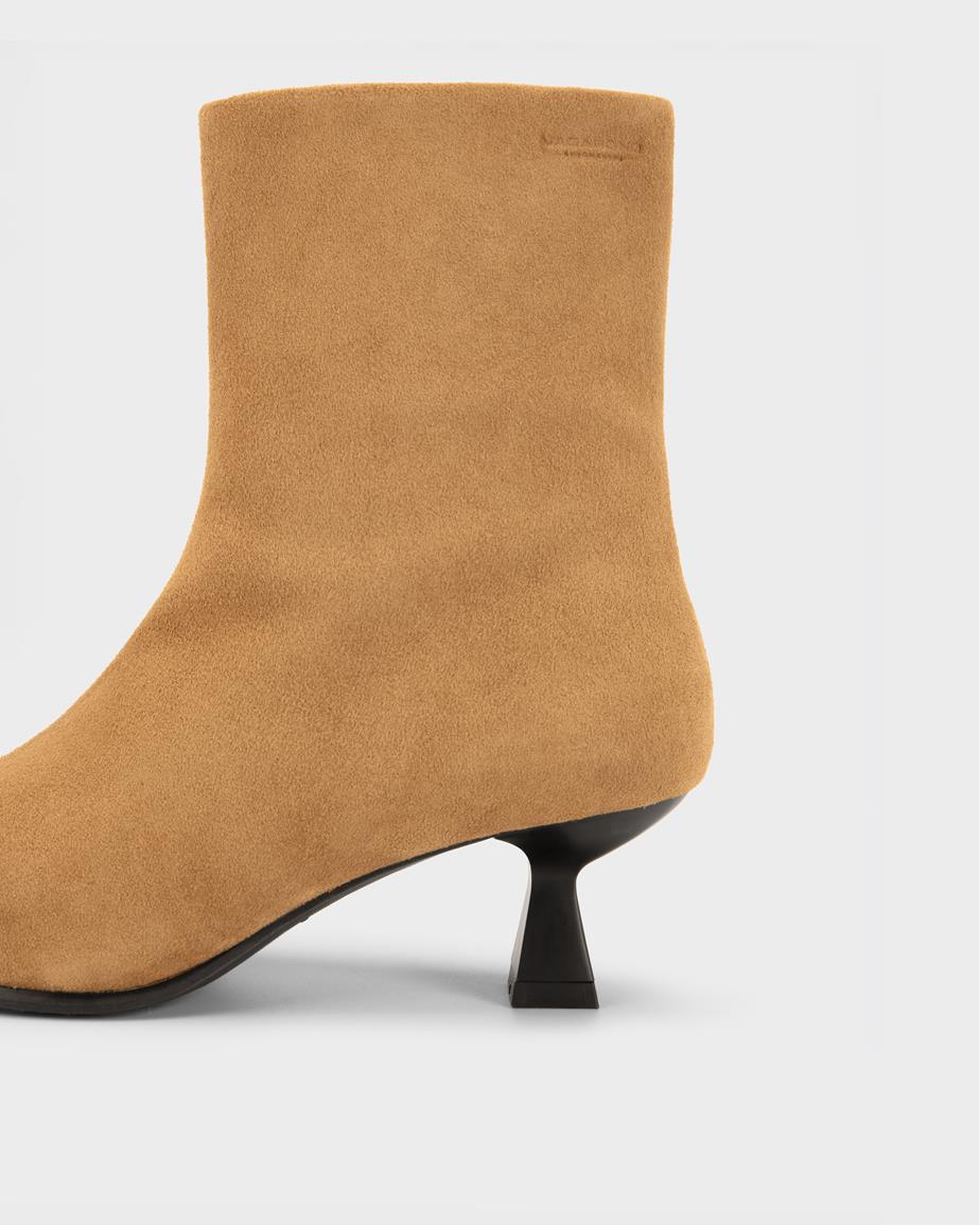 Elly bottes Beige, Daim