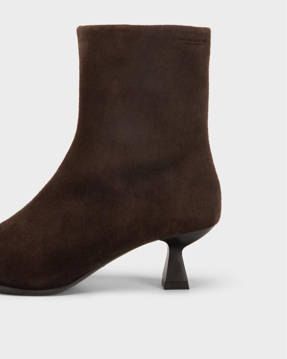 Elly bottes Marron Foncé, Daim