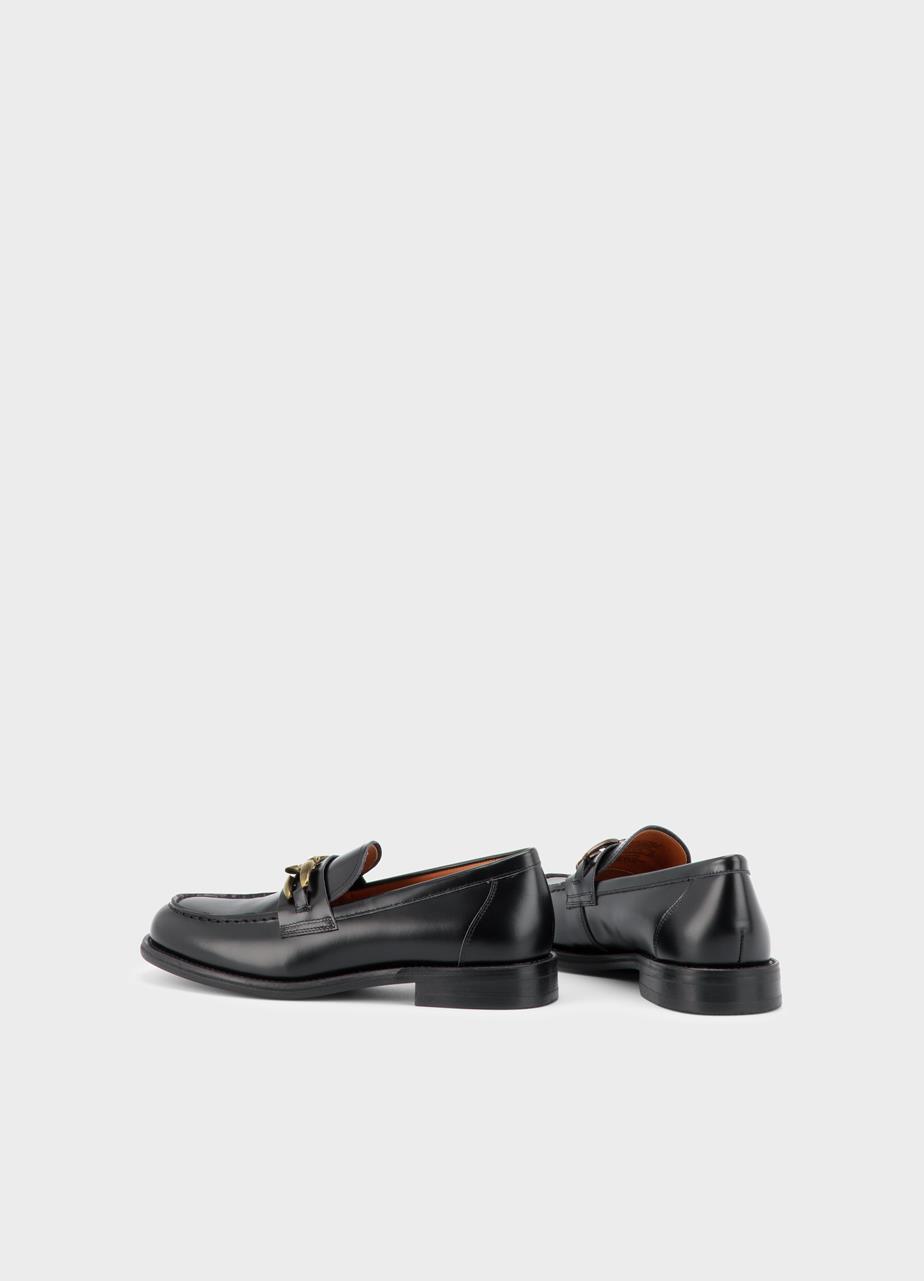 Lınn loafers Black, Polıshed Leather