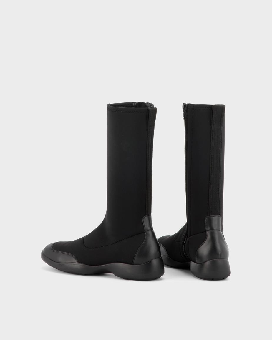 Sky stiefel Schwarzes, Textielie/Leder