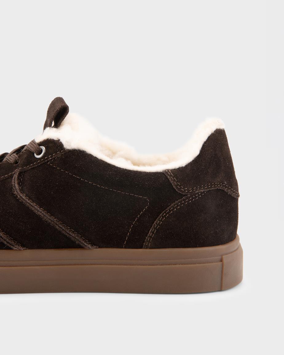 Cody baskets Marron Foncé, Daim