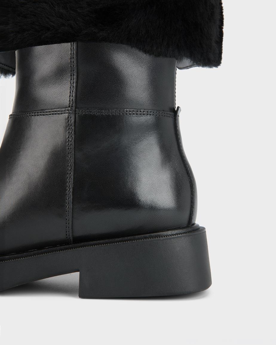 Jillian bottes Noir, Cuir