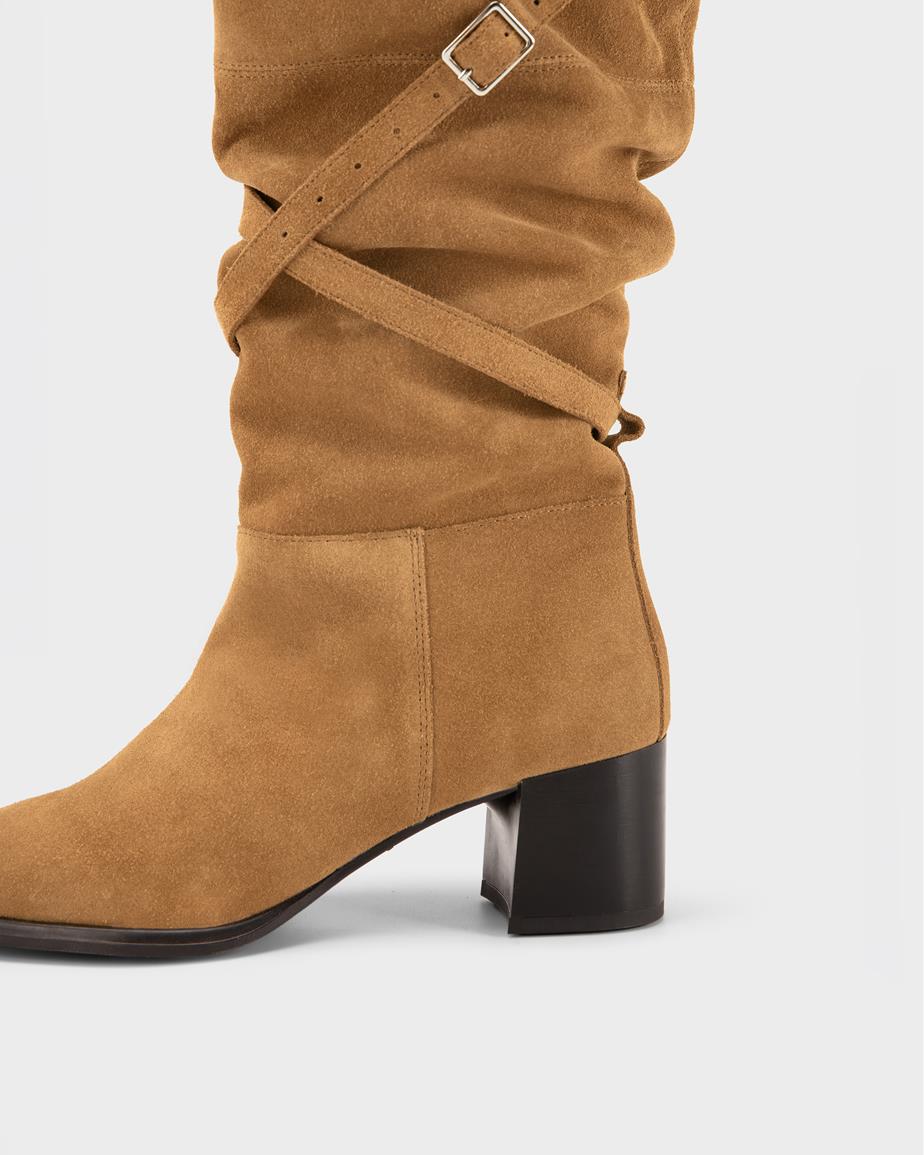Giselle stövlar Beige, Mocka