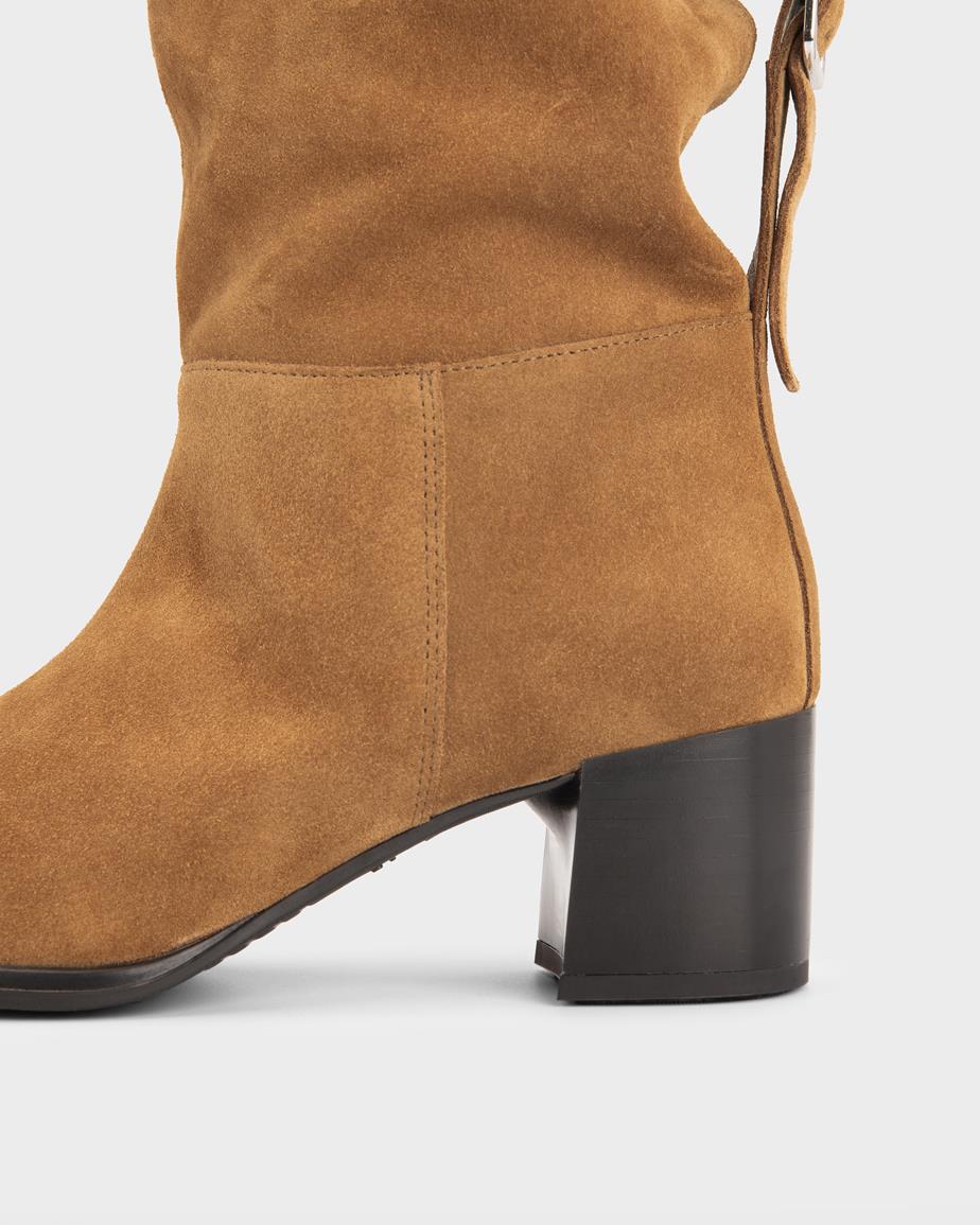 Giselle boots Beige, Suede