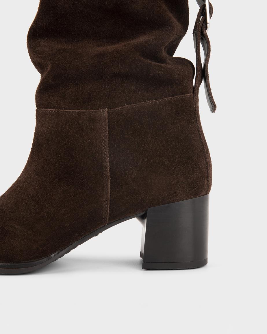 Giselle boots Mörkbrun, Mocka