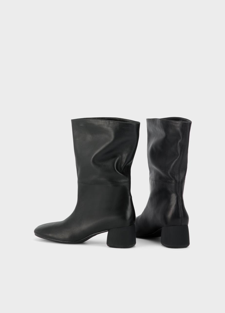 Livia bottes Noir, Cuir