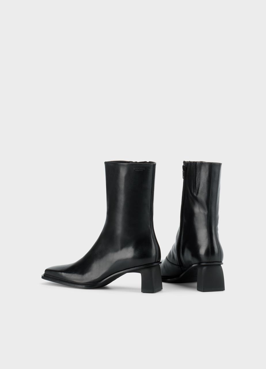 Elvina stiefeletten Schwarzes, Leder
