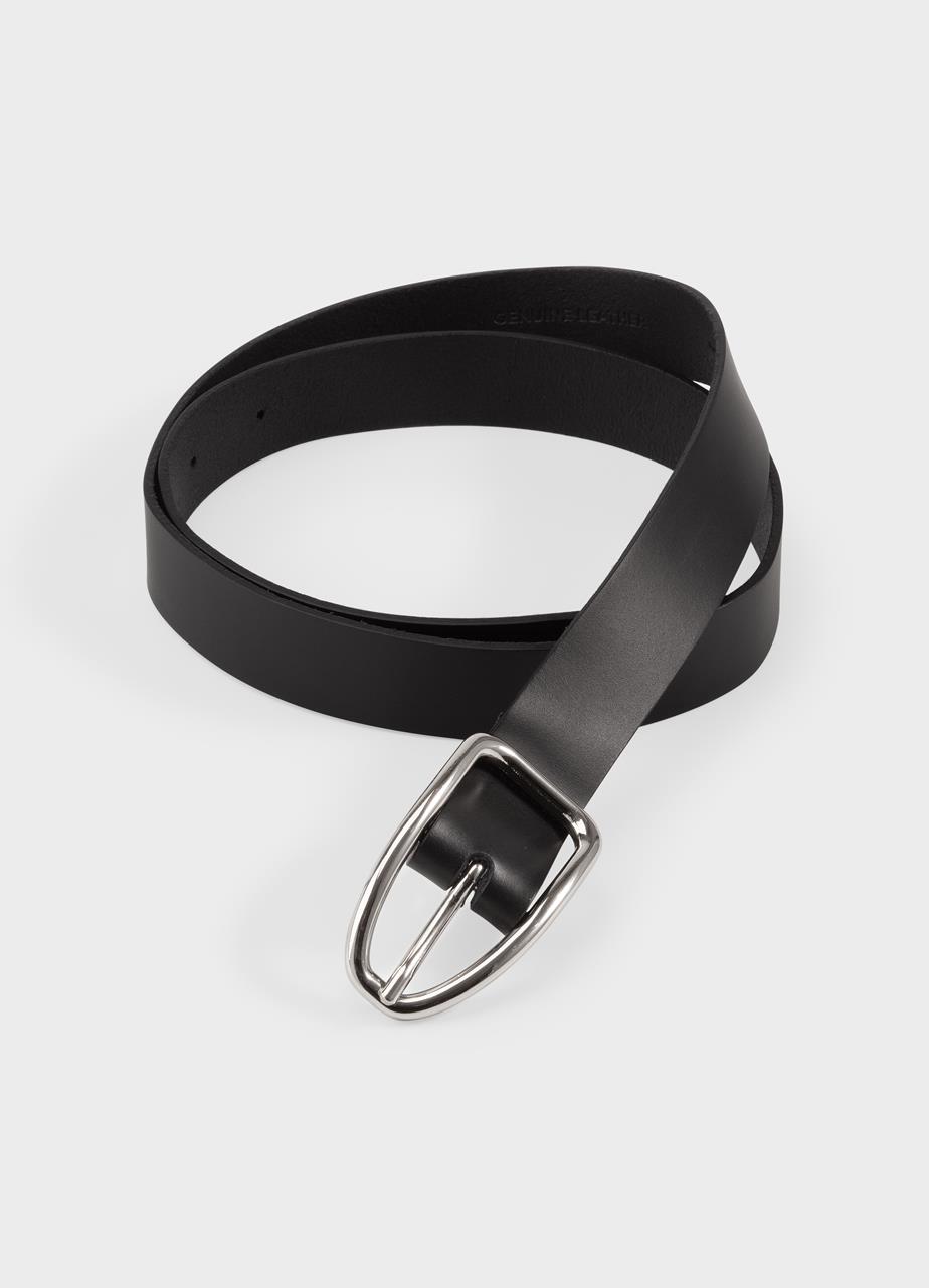 Everyday leather belt Negro cuero