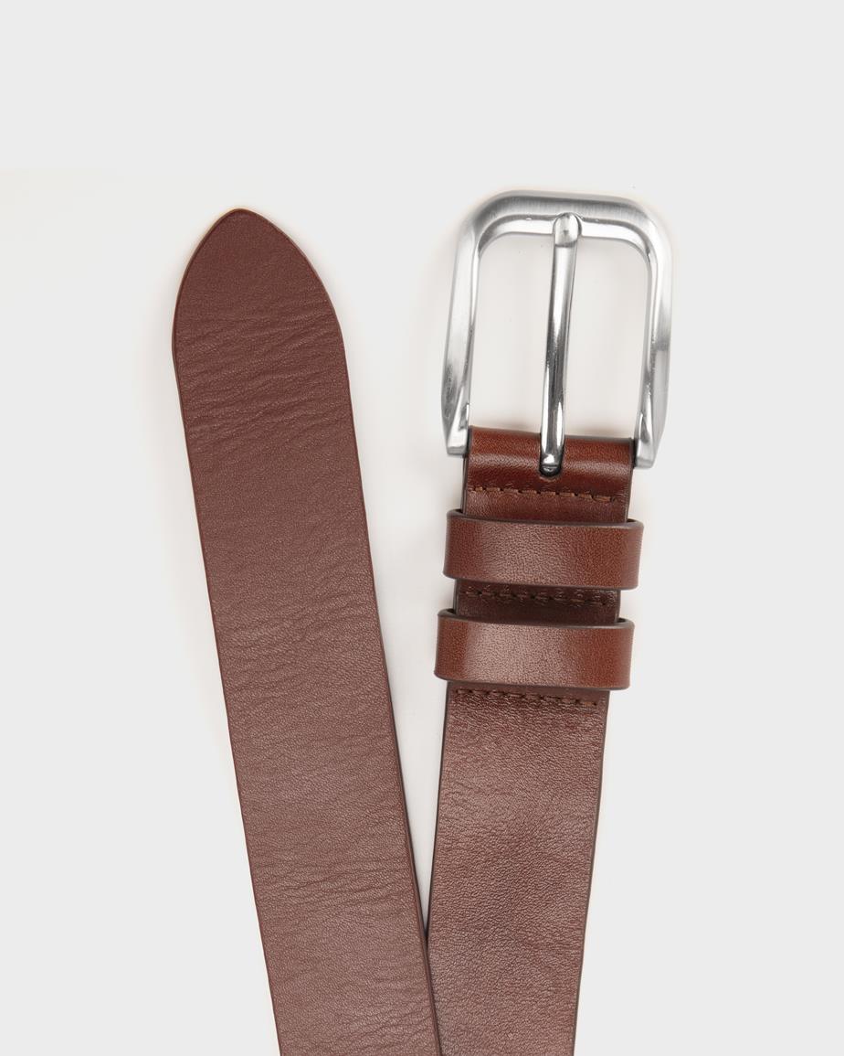 Double wrap belt Bruin, Leer