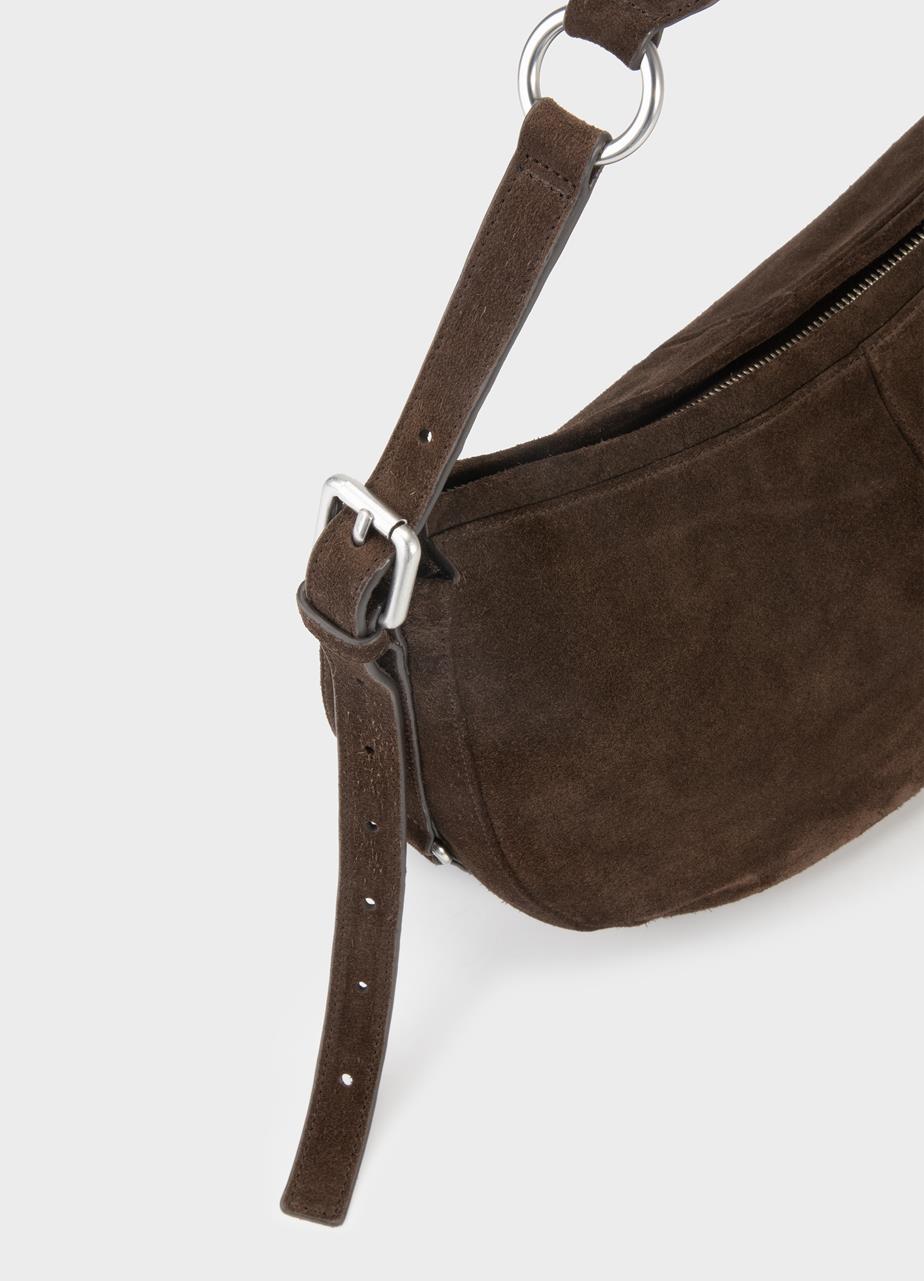 Itami bag Dark Brown suede