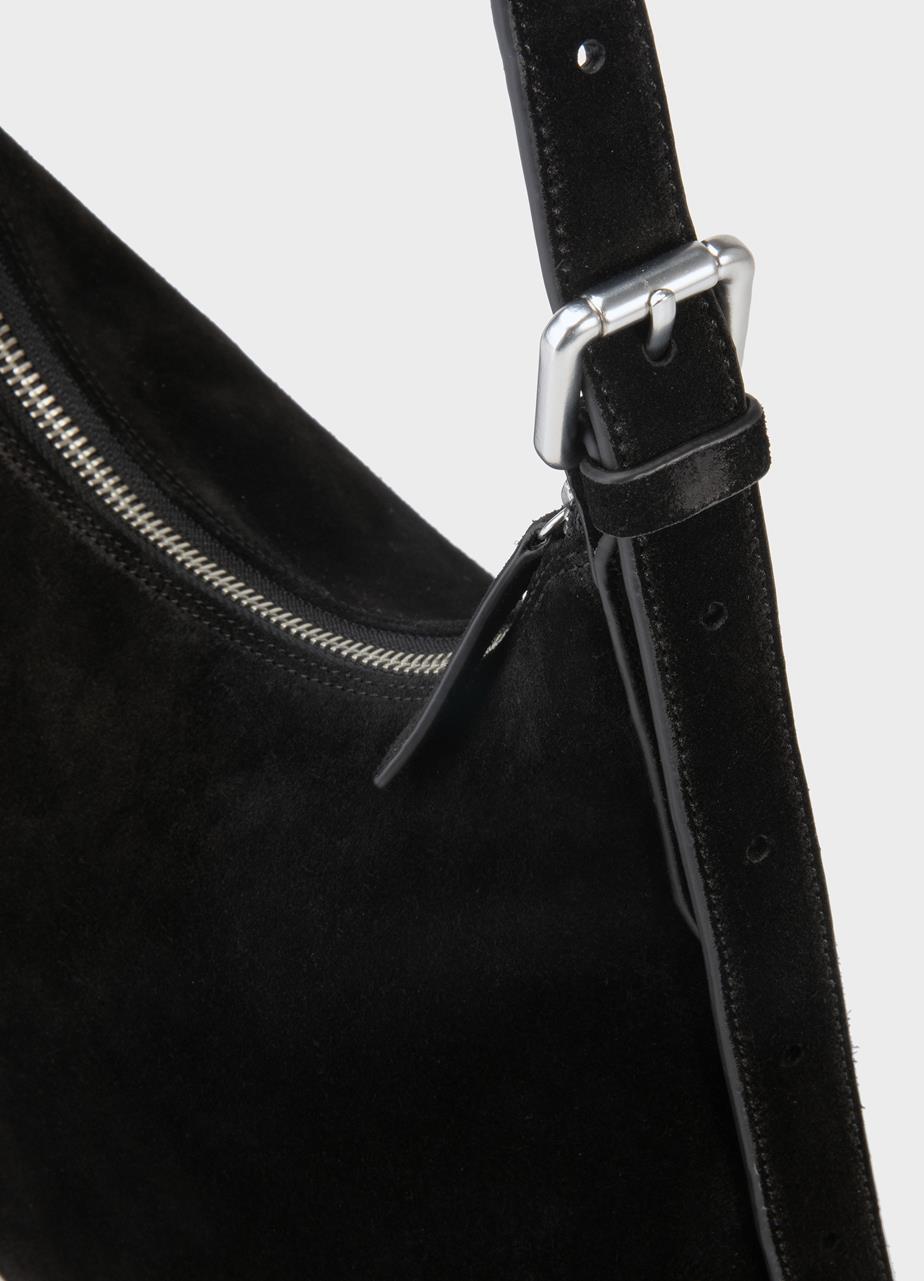 Bari bag Black suede