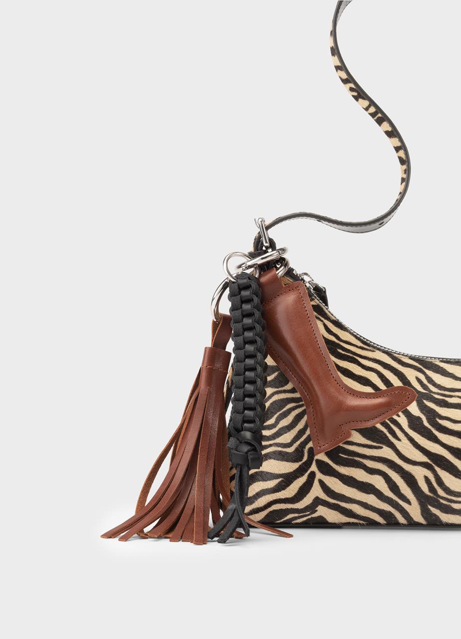 Bari mini tasche Mehrfarbig hair-on-leather