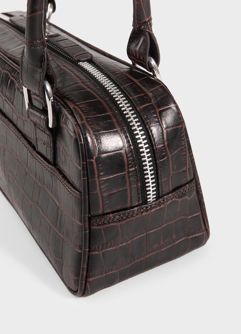Nomi mini tas Bruin reliëfleer