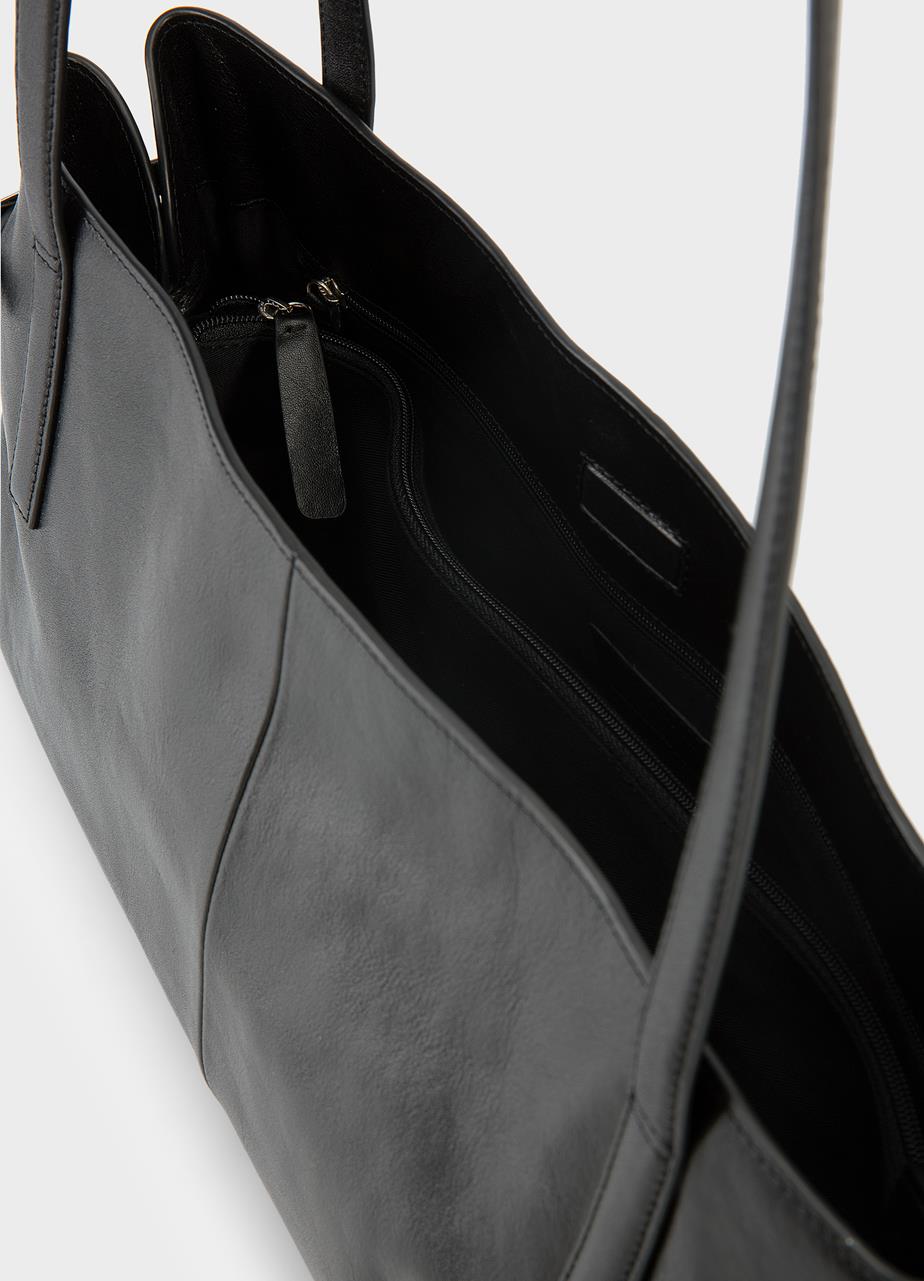 Cannes mini kabelka Černá, Kůže