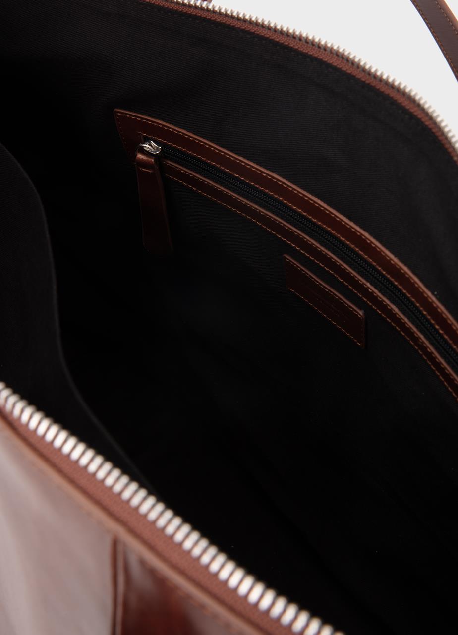 Thira bag Brown, Leather